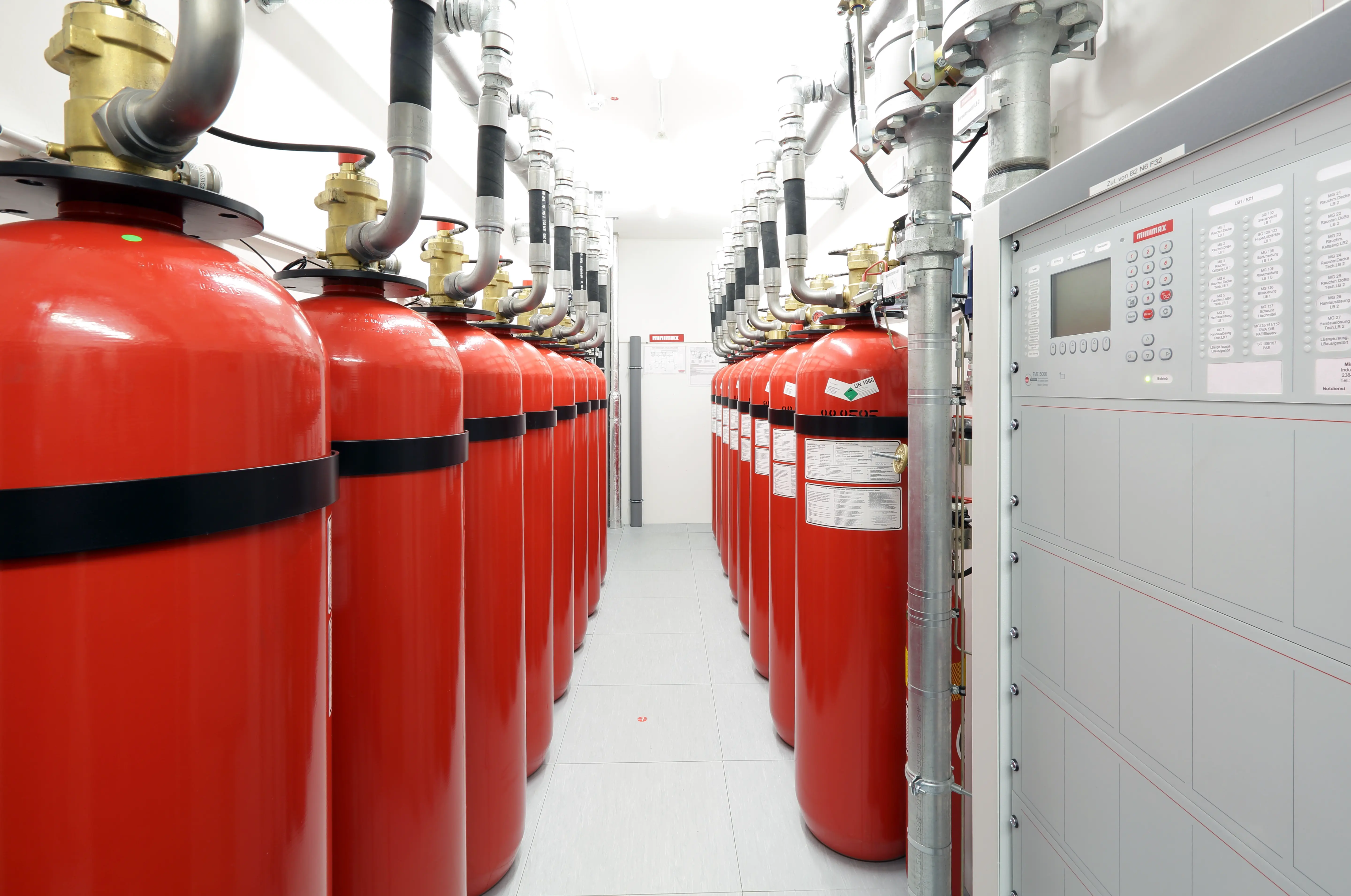 Das saarländische Premium-Rechenzentrum der Net-Build GmbH - Brandmeldeanlage