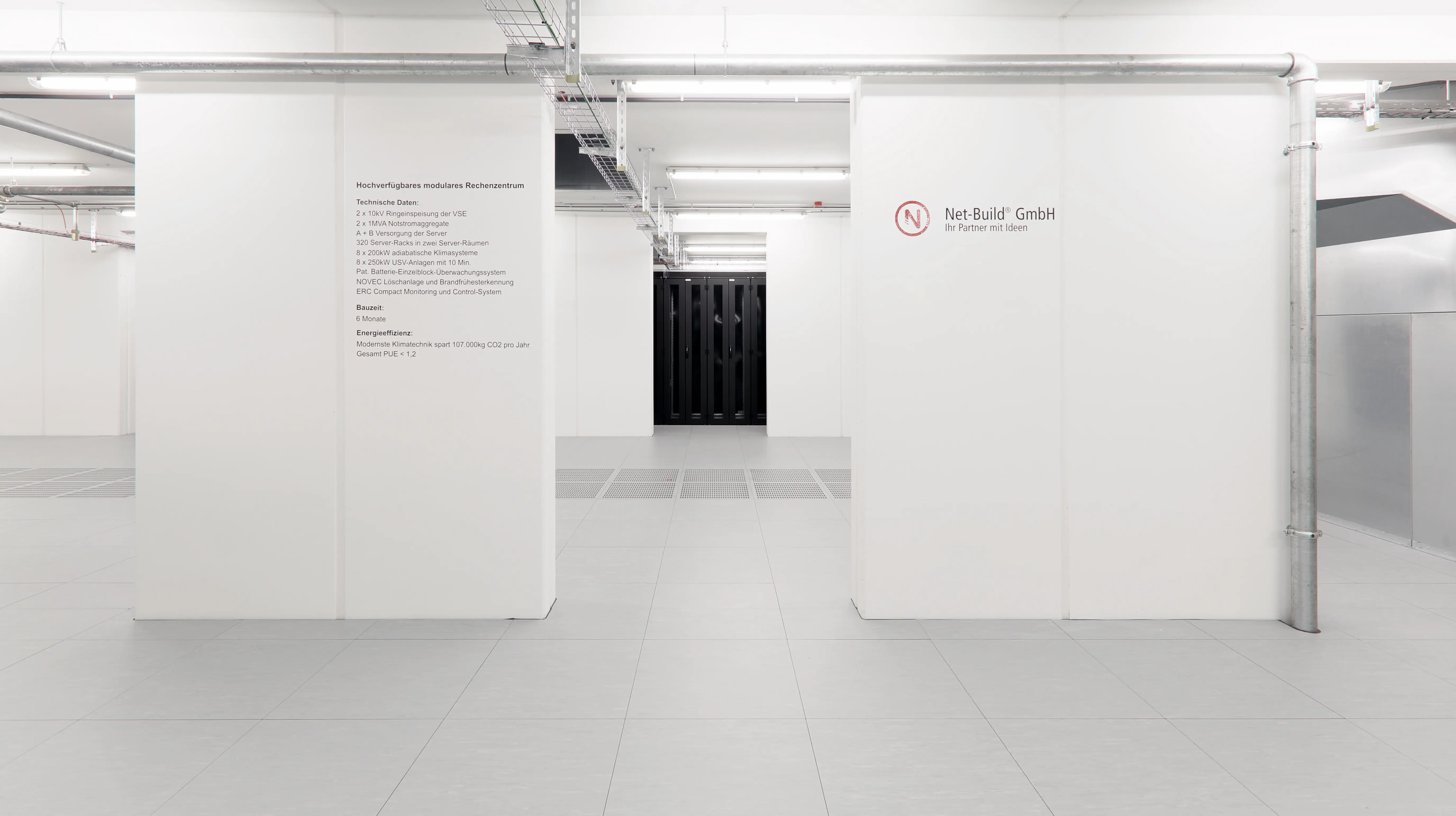 Das saarländische Premium-Rechenzentrum der Net-Build GmbH - Reserveflächen